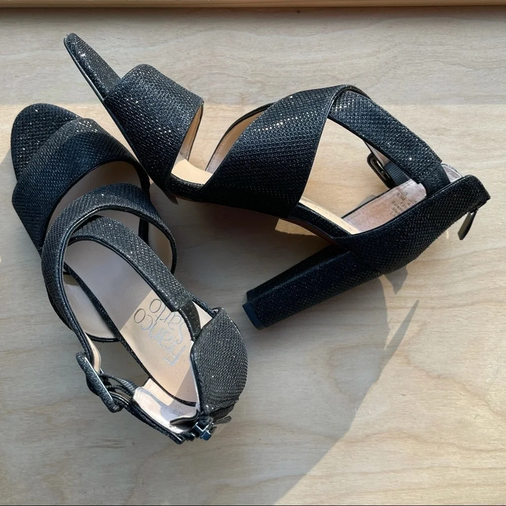 Franco Sarto Womens, New Hazelle 2 Glitter Sandals